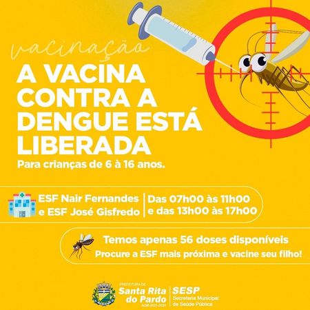 Left or right vacina dengue